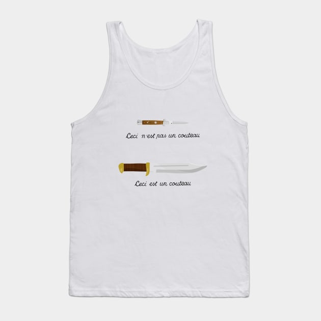 Crocodile Magritte Tank Top by Dead Philosophers in Heaven